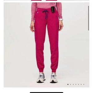 Figs Scrub Zamora Joggers: Ultra Rose